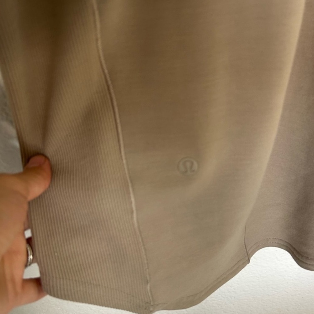 Lululemon•Om and On Dress•Rare Modal Blend Pocket Long Sleeve Midi•Sandlot•EUC•S - Picture 4 of 13